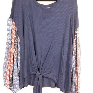 Henley Long Sleeve with Gorgeous Sleeves